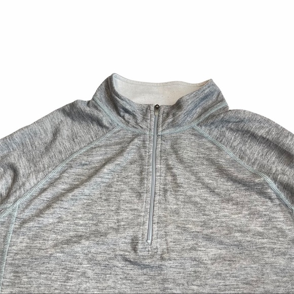 L.L. Bean Men’s Size Large Grey 1/4 Zip Lightweight Pullover Sweater - Picture 2 of 10